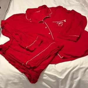 Victoria's Secret Red Pajama Set